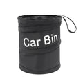Car Trash Can Foldable Car Garbage Bin with Fastener Tape Large Capacity Waste Bin Easy Installation Collapsible Rubbish Holder