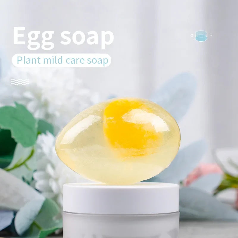 Natural Collagen Egg Soap 80g Wholesale Collagen Bath Soap Bar Cleaning Hydrating Moisturizing Soap Lootquake LLC