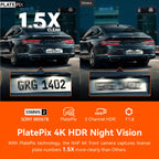 Vantrue N4Pro Dashcam 4K Wi-Fi 3-Channel Dashcam Voice Control IMX678 Night Vision HDR GPS Cam 24h Packing Mode Camera for Car Lootquake LLC
