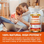 Liposomal Vitamin C Supplement - Easily Absorbed, Fat-Soluble Vitamin C, Antioxidant, Support Immune System, Promote Skin Health Lootquake LLC