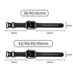 Apple Watch Silicone Band - Floral Engraved - Stylish Design - SJB-DIAMOND ELITES
