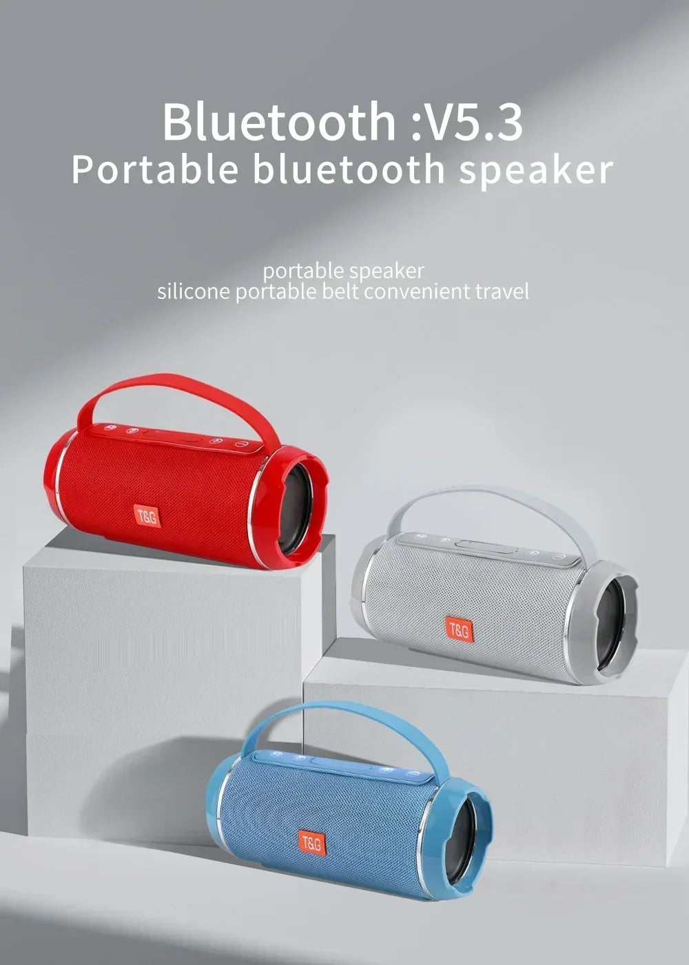 Bluetooth Speaker TG116c TWS Wireless Powerful Box Portable Outdoor Speakers Waterproof Subwoofer 3D Stereo Sound HandsFree Call Lootquake LLC