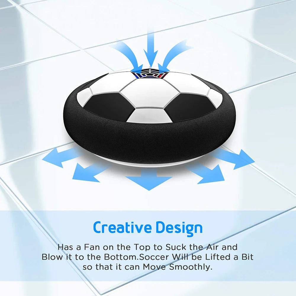 LED Hover Soccer Ball Air Power Training Ball Playing Football Indoor Outdoor Game  Sport Toys  Birthday Gifts for Kids Soccer
