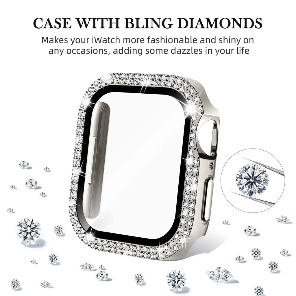 Apple Watch Case - Durable Gem-Studded Elegant Protection - SJB-DIAMOND ELITES