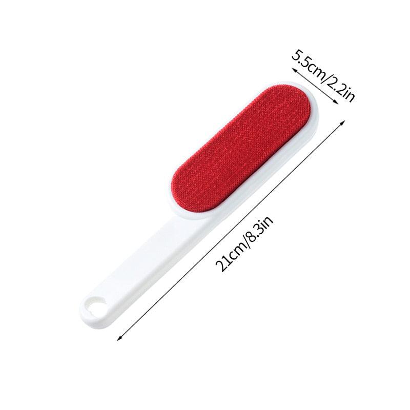 Pet Hair Remover Lint Rollers Brushes Clothes Hairball Remover Brush Dust Sticky Cleaner Fur Clean Pet Hair Tools  Reusable Pet Hair Remover with Self-Cleaning Base Pet Hair Double Sided Brush Stevvex