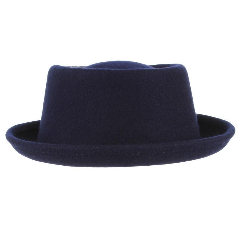 Unisex White Classic Wool Soft Hat Simple Black Fedora For Men Women Pork Pie Hat Comfortable Soft Porkpie Hats Flat Top Men's Fedora Autumn Winter Warm Hat Dress Hats Stevvex