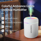 Mini Air Humidifier Usb Aromatherapy Diffuser 180ml Essential Oil Purifier Aromatherapy Spray Car Home Bedroom Led Quiet Desktop Lootquake LLC