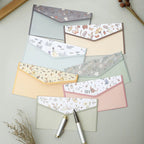 Vintage Flower Envelope Floral Creative Envelope Flower Printing Cute Cartoon Pattern Office Supplies With Letter Paper Lootquake LLC
