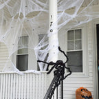 Halloween Decorations Artificial Spider Web Stretchy Cobweb Scary Party Halloween Decoration for Bar Haunted House Scene Props Lootquake LLC