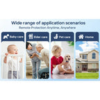 New 4K WiFi Wireless Security Camera Indoor Surveillance Monitor Motion Detection Remote View Home Security Protection Camcorder
