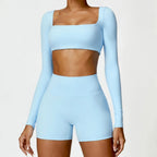 ElevateFit 2-Piece Yoga Ensemble: Comfort Meets Style THRIXINE