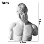 Miniature Desktop Ornament Home Decor Gypsum Portraits Greek Mythology Figurine Famous Sculpture Plaster Bust Statue Lootquake LLC