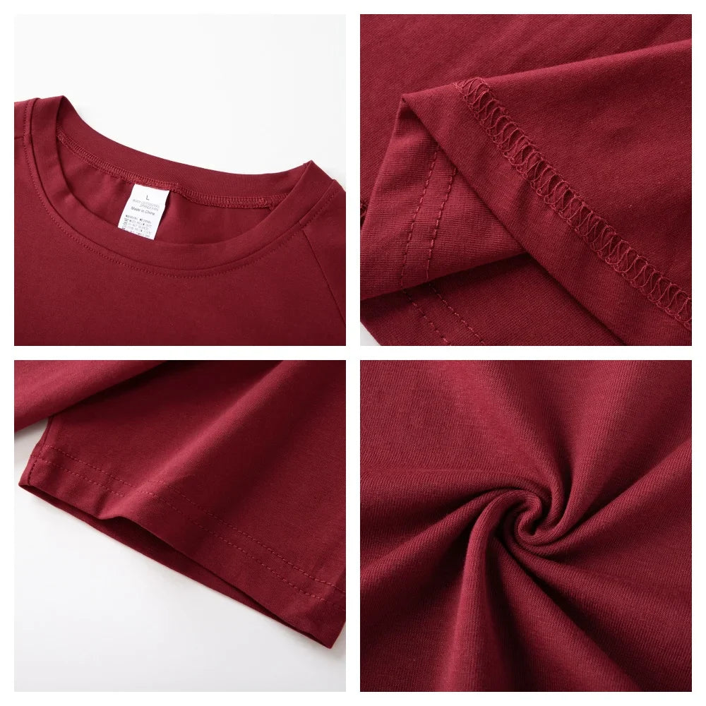 Cotton Plain Tops Tees Fitness Mens THRIXINE