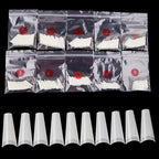 500Pcs False Nail Art Tips French Natural Transparent Coffin False Nails Tips Acrylic Uv Gel Nail Polish Manicure Lootquake LLC