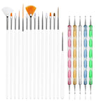 LINMANDA Nail Dotting Tools Nail Art Brushes Set Gel Polish Acrylic Nail Brus Nail Design Tools Nail Brushes for Nail Art Lootquake LLC