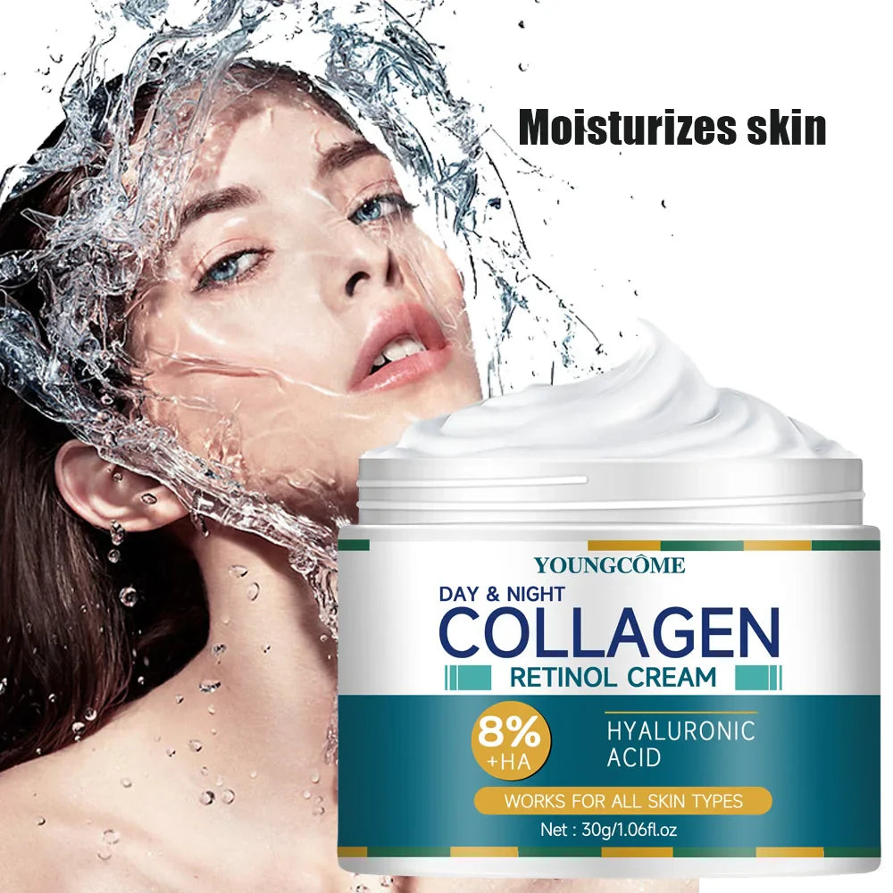 Collagen Cream deeply Hydrates Nourishes The Skin to Restore Elasticity Radiance Moisturizing Anti-wrinkle Aging Shrinks Pores Lootquake LLC