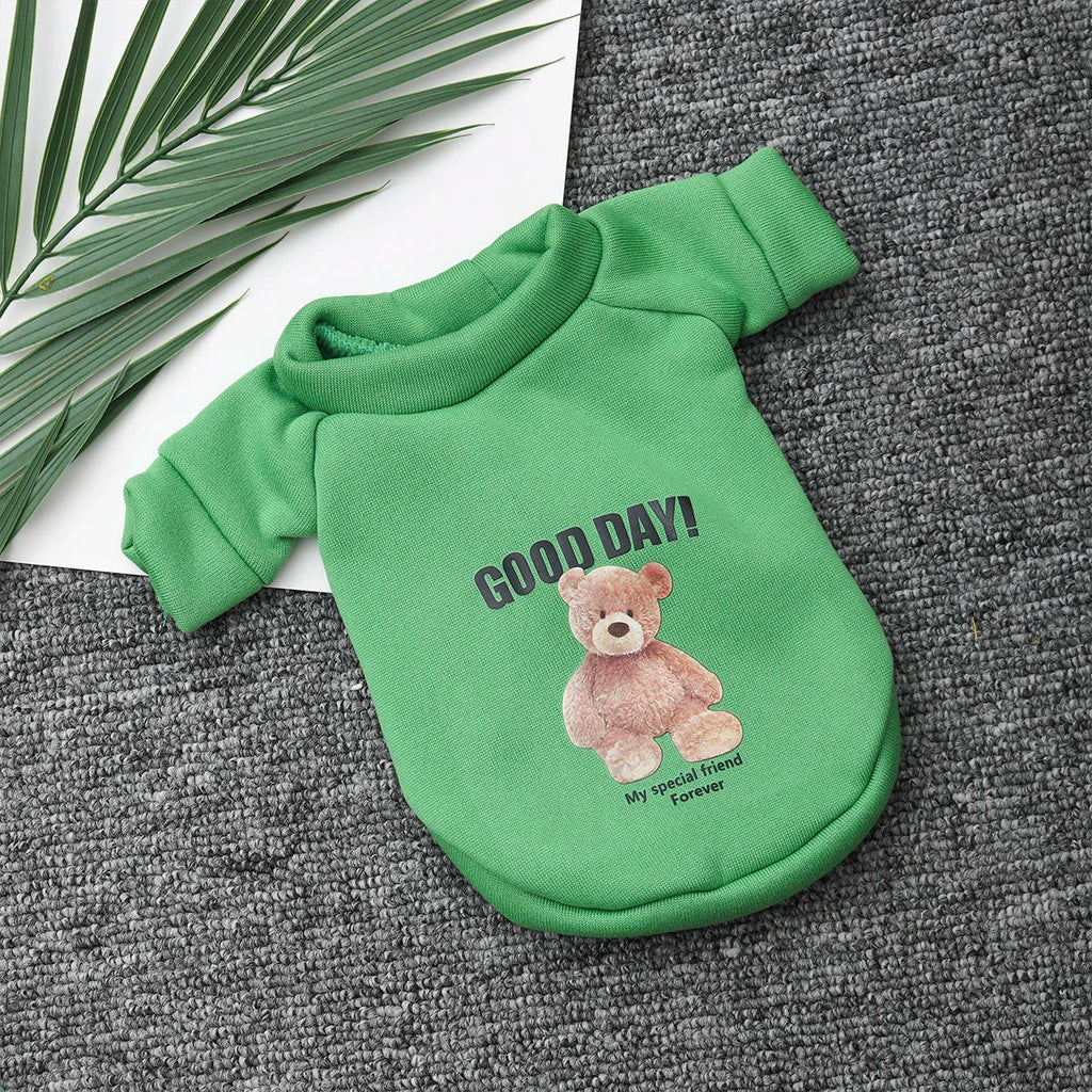 Dog Clothes Dog Costume Pet Clothes Cartoon Bear Pet Shirt  Puppy Clothes Pet Vest Pet Clothes Dog Sport Shirt XS-XXL Lootquake LLC