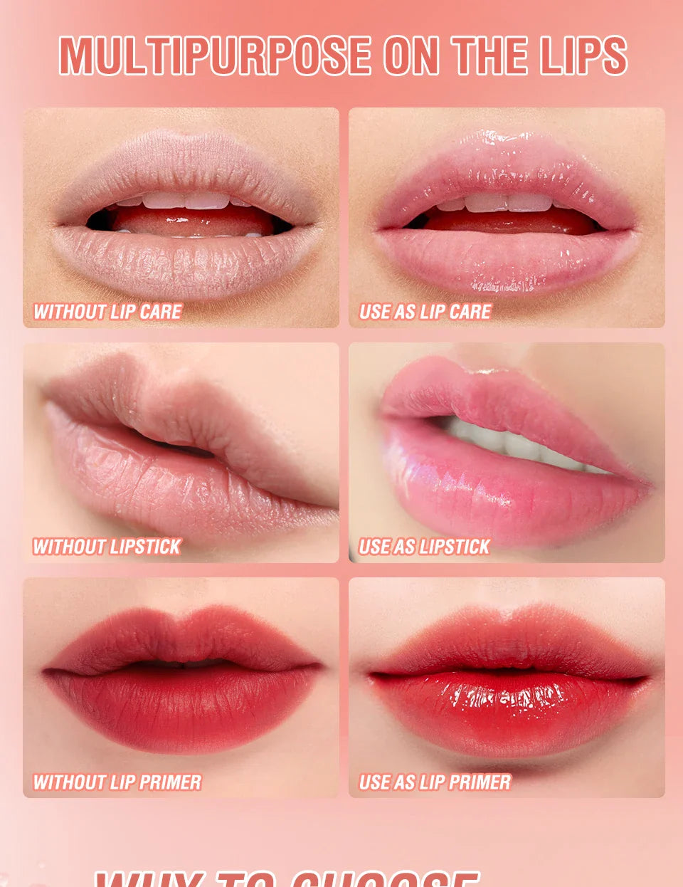 Long Lasting Color Changing Lipstick Moisturizing Lip Balm Natural Nourishing Beeswax Lip Gloss Lip Care Cosmetics Lootquake LLC