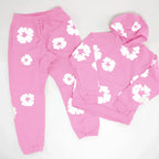 DENIM TEARS Foam Cotton Printed Hoodie Pi-Mart