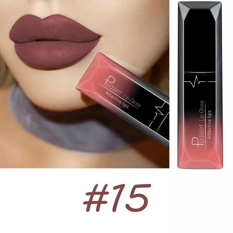 Best Lip Makeup 17 Color Sexy Matte Long Lasting Lipgloss Liquid Lipstick Lip Cream Lootquake LLC