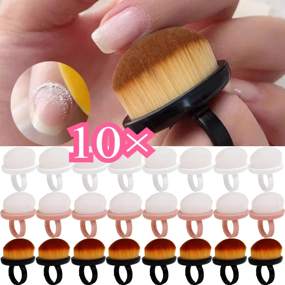Professional Nail Dust Brush Nails Art Brush Remove Gel Polish Powder Cleaning Tool Beauty Makeup Brushes Manicure Accessories Lootquake LLC