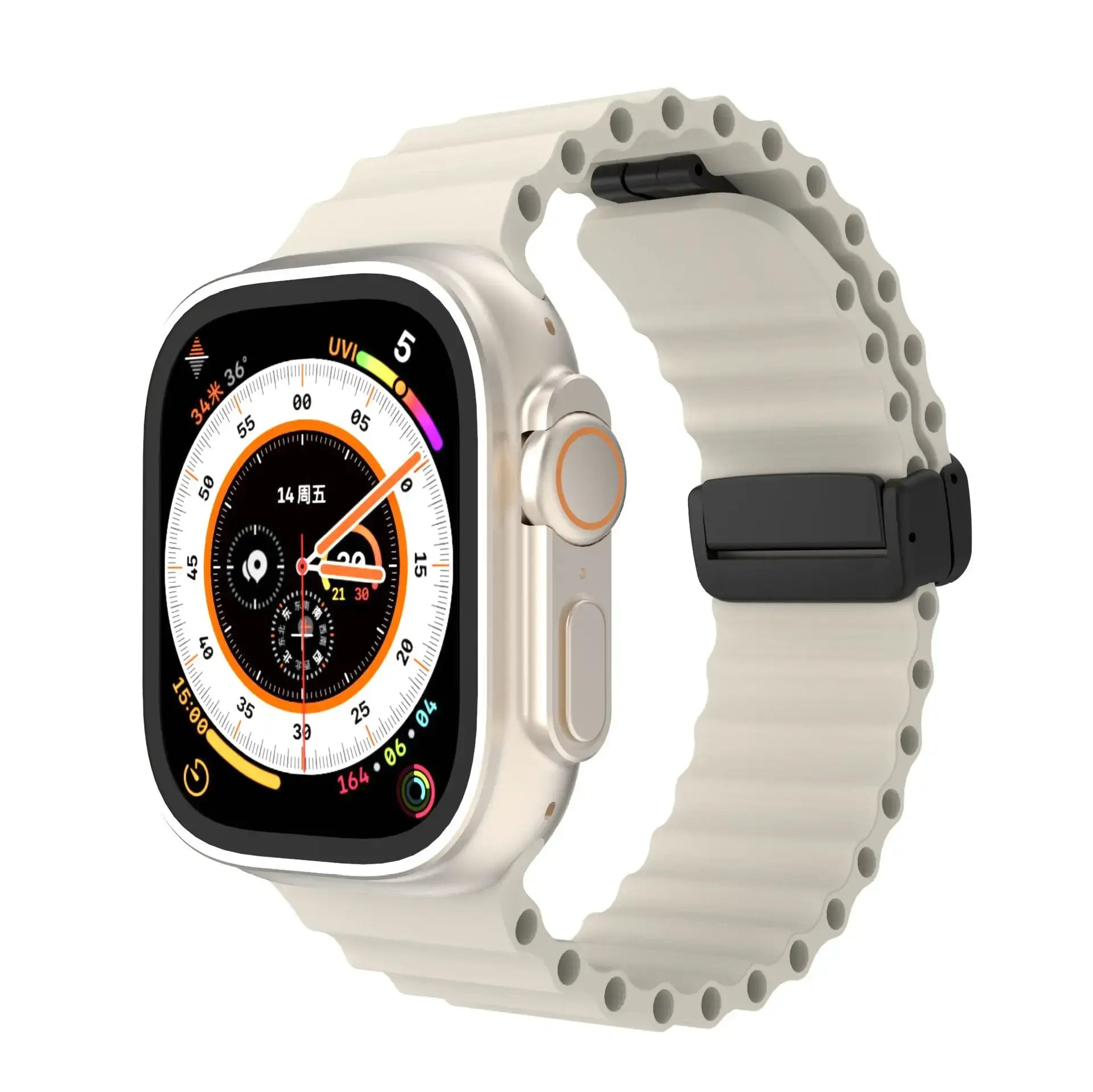 Apple Watch Silicone Strap - Soft Flexible Magnetic Design - SJB-DIAMOND ELITES