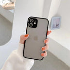 Simple White Camera Shockproof Silicone Phone Case For iPhone 13 Pro Max 14 Pro Protect Cover For Men Modern Translucent Back Cover Mobile case Compatible with iPhone Stevvex