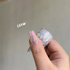 Moonlight Mirror Nails Powder Pearl White Nails Glitter Aurora Shining Pigment Chrome Dust Nail Art Supplies Decoration Lootquake LLC