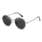 Steampunk Round Polarized Sunglasses With Prescription Women Men UV400 Anti-glare Myopia Sun Glasses Power 0 -0.5 -0.75 To -6.0