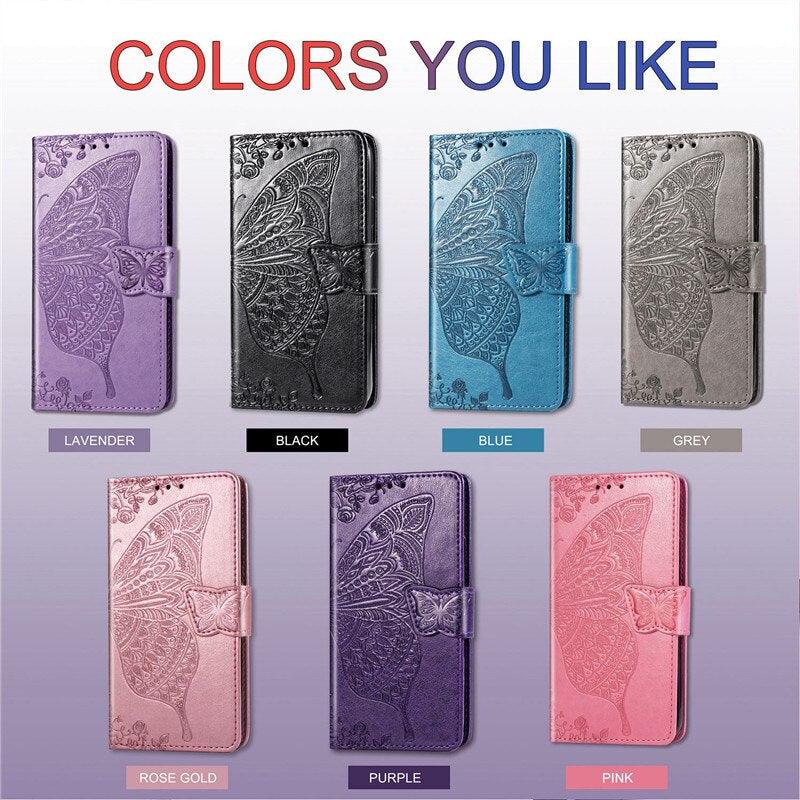 Leather Wallet Case For Xiaomi Redmi 10A 10C 9 9A 9C 9T 8 8A 7 7A 6 6A Case Redmi Note 11 11E 11S 10 10S 9 9S 8 8T 7 Pro Cover Wallet Flip Cover with Mobile Phone Holder and Card Slot Magnetic PU Leather Wallet Case Stevvex