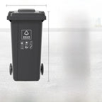 Large Capaci Outdoor Kitchen Waste Bin 240L with Wheels for ering Commercial Use Big Size Tra Can Recycling Bin