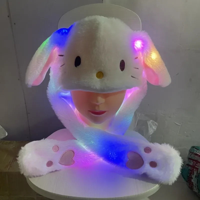 Glow-in-the-Dark Kuromi Plush Cap Pi-Mart