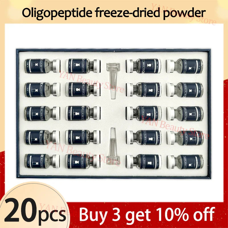 Oligopeptide Anti Wrinkle Freeze-Dried Powder Set Collagen Repairing Nourishing Firm Serum Hyaluronic Acid Moisturizing Skincare Lootquake LLC