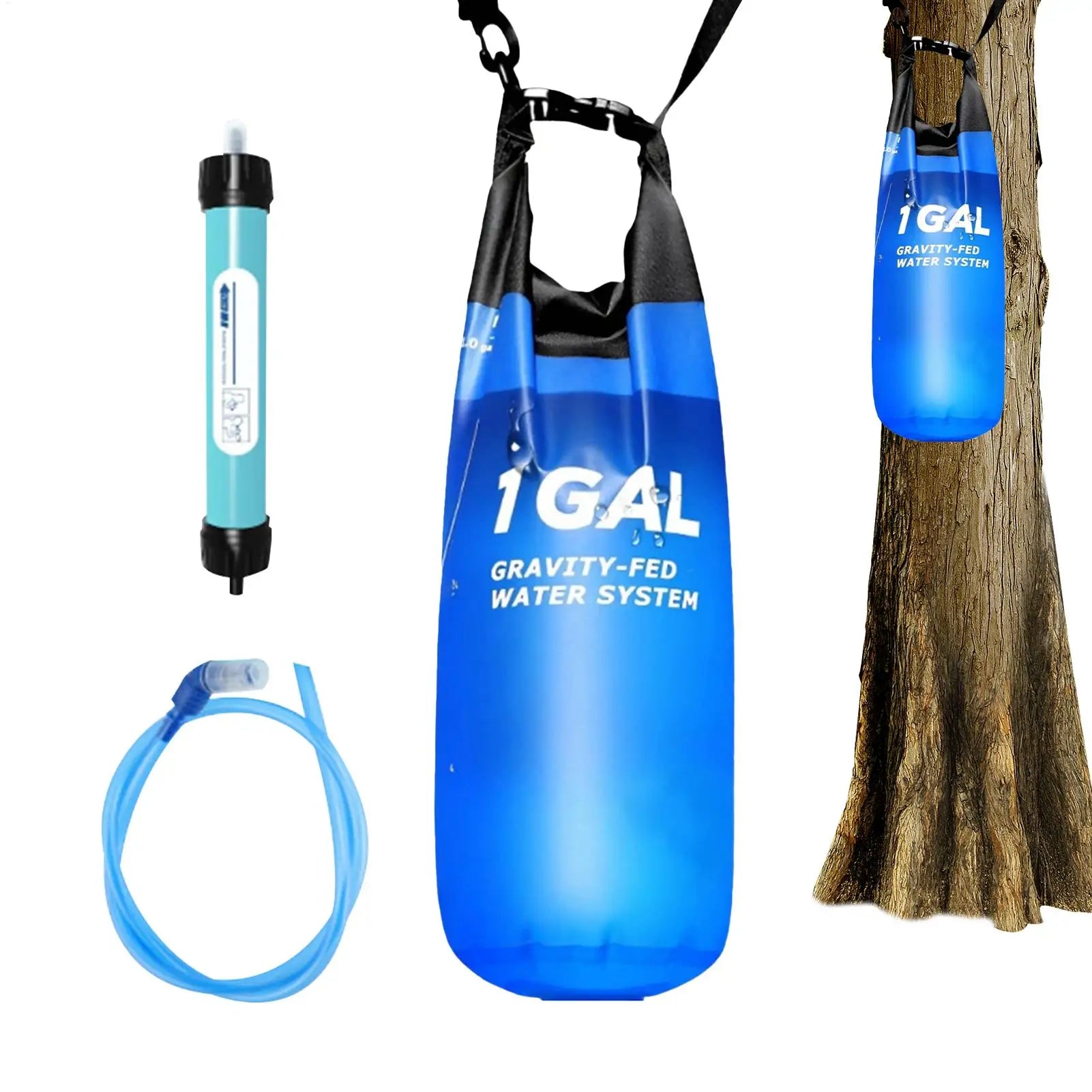 AquaGuard Foldable Filter: Portable Purity & Hydration THRIXINE