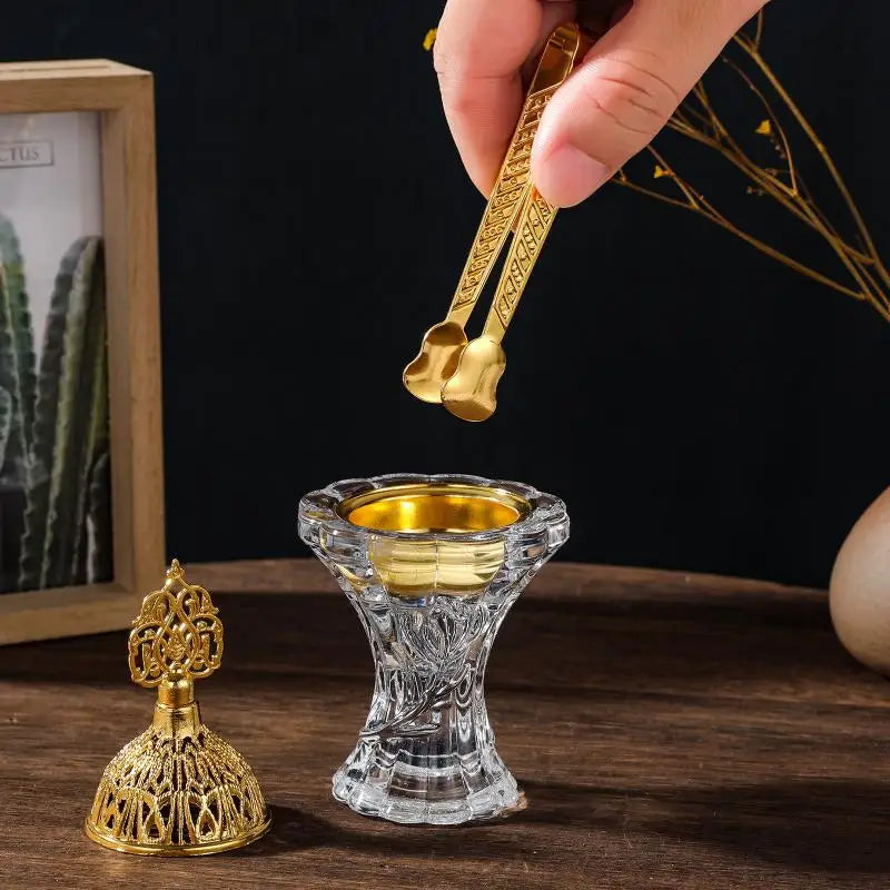 Moroccan Style Crystal Aroma Burner Fragrance Diffuser Arabian Night Lantern Candle Holders Luxury Home Decor Lootquake LLC