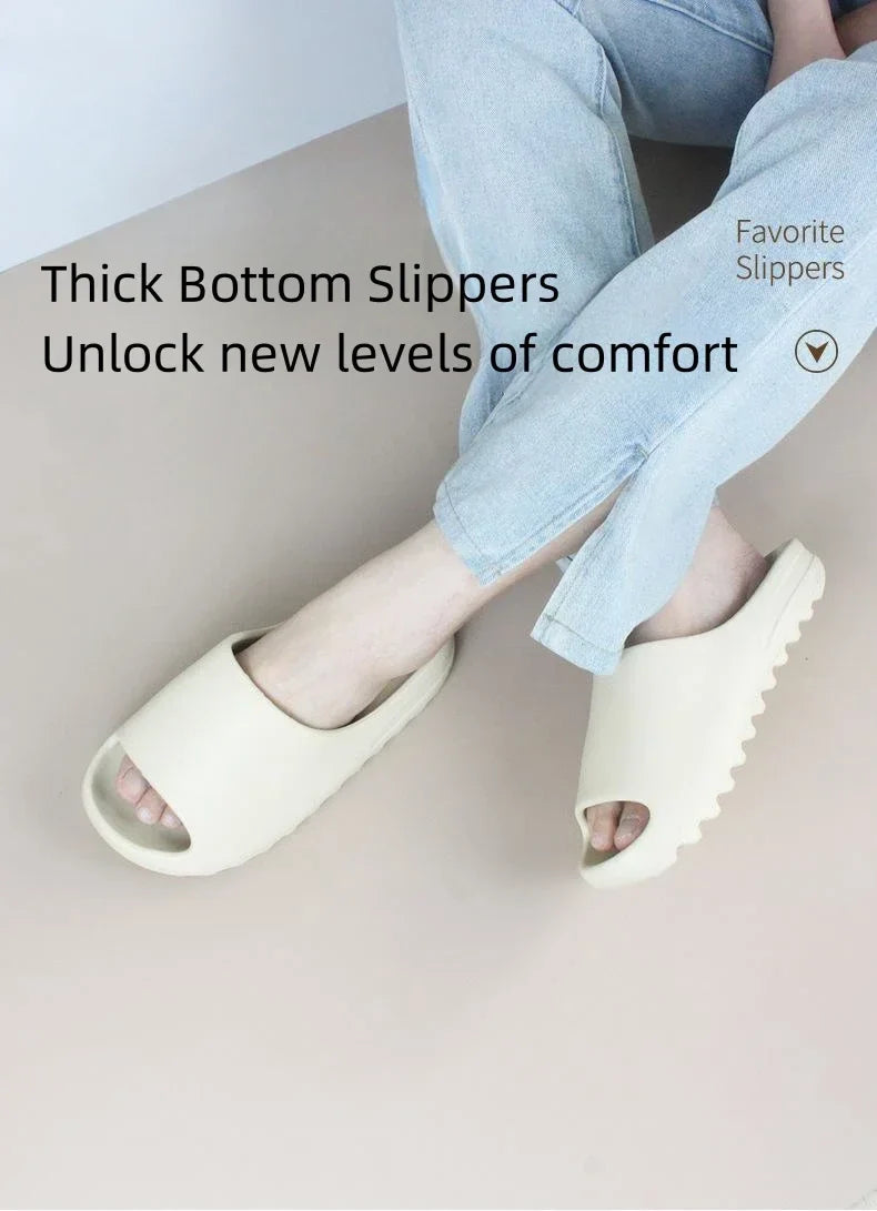 Size Super Soft Eva Sole Summer Slippers for Men Women Bottom Indoor Home Slides Sandals Beach Shoes Male Slippers Flip Flops Lootquake LLC