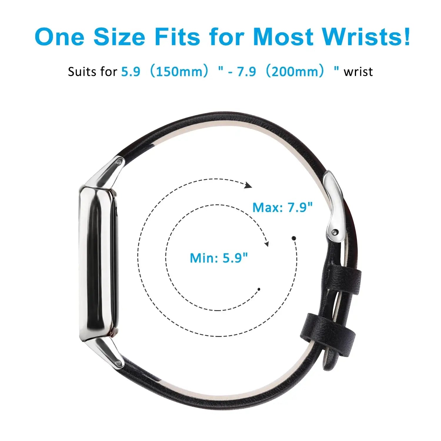Fitbit Luxe Leather Band - Premium Comfort and Style - SJB-DIAMOND ELITES