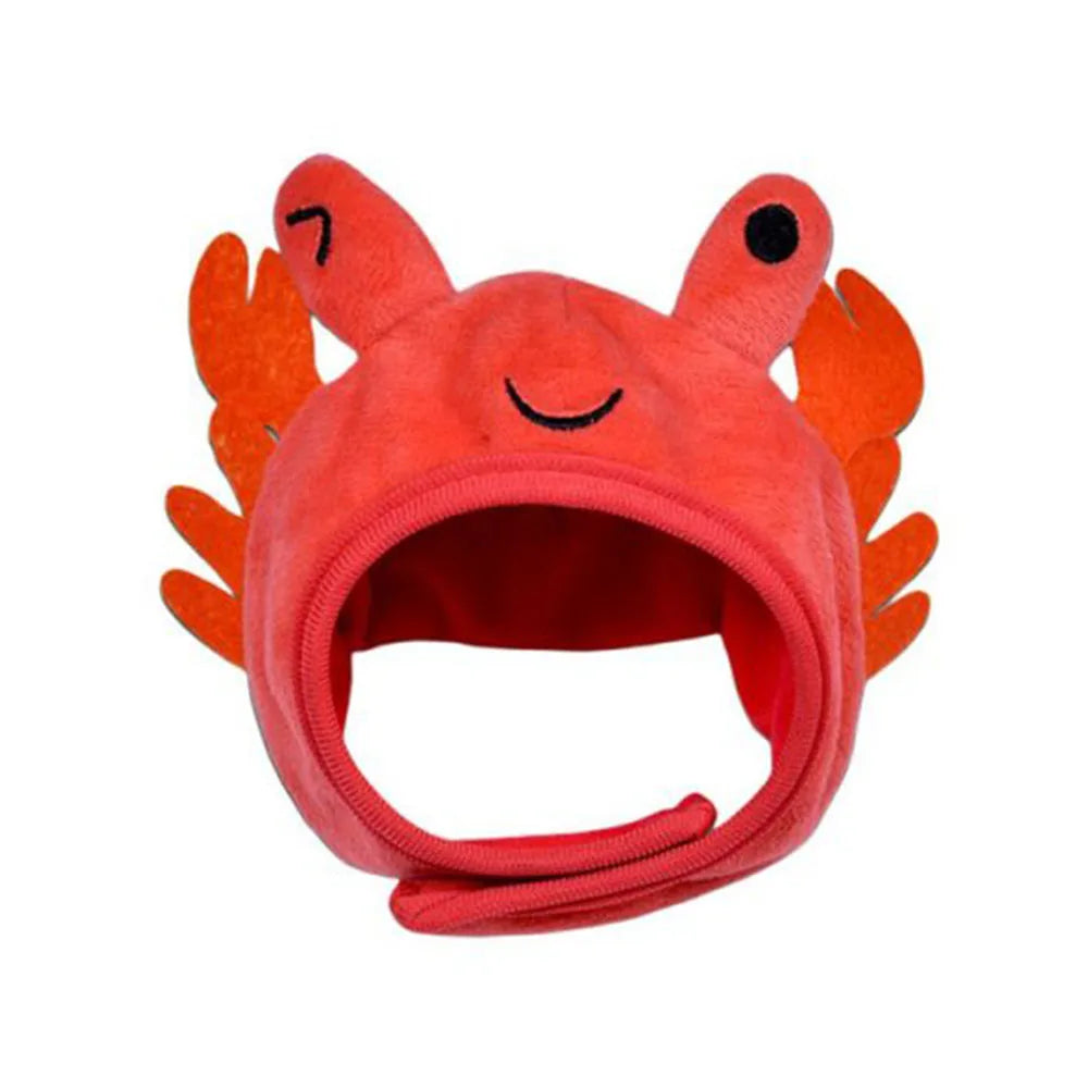 Halloween Easter Pet Costume Novelty Crab Lobster Frog Hat for Cat Puppy Hat Dog Cap Soft Headgear for Birthday Party Photo Prop Lootquake LLC