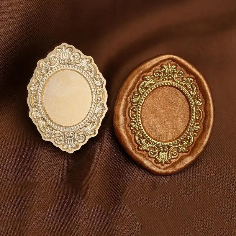 Photo Frame Series Sealing Wax Stamp Head Fire Paint Seal Wax Stamp Heads For DIY Scrapbooking Envelope Wedding Party Invitation Lootquake LLC