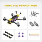 SpeedyBee Mario 5 FPV 5-Inch Drone with 6S-Lipo pro Air Unit DC/XH O4 2306.5 pro 1880KV Motor F405 V4 55A Stack Bee Storm