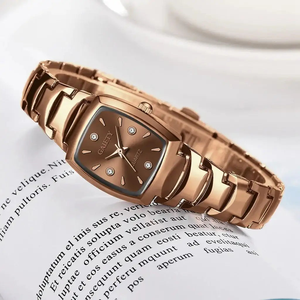 2024 Ladies Fashion Casual Quartz Watch Women Business Stainless Steel Strap Watch Women's Watch Clock Leisure Reloj Mujer