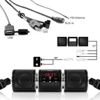 Bluetooth Audio Motorcycle Stereo Speaker Motorcycle Installation MP3 Music Player Amplifier Scooter Bicycle USB FMRadio Speaker Lootquake LLC