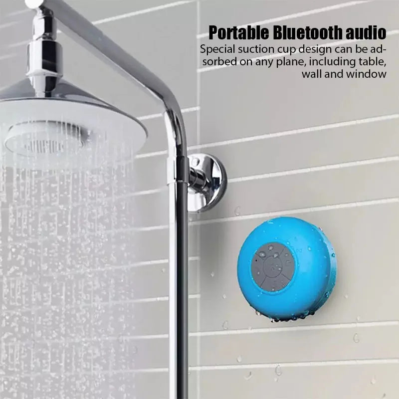Wireless Bluetooth Speaker Audio Waterproof Easy-Access Control Buttons Music Player for Office Car Home Shower Lootquake LLC