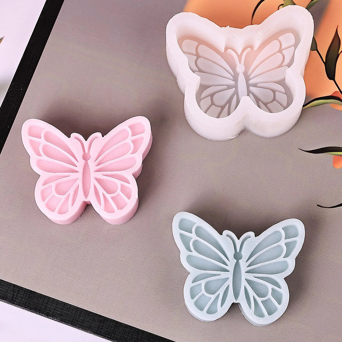 Sculpture Beautiful Butterfly Candle Silicone Mold DIY Insect Series Resin Mould Aromatherapy Soap Gypsum Handmade Home Decor Lootquake LLC