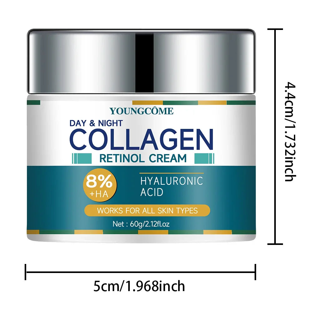 Collagen Cream deeply Hydrates Nourishes The Skin to Restore Elasticity Radiance Moisturizing Anti-wrinkle Aging Shrinks Pores Lootquake LLC