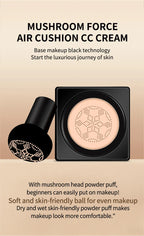 Lightweight Air Cushion Foundation CC Cream Natural Moisturizing Concealer Even Skin Tone Long Lasting Contour Makeup Cosmetics