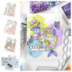 February 2025 New pink Floral Field Metal Cutting Dies Stamp Stencil Hot Foil Set DIY fresh Scrapbook Card Handmade Embossing Lootquake LLC