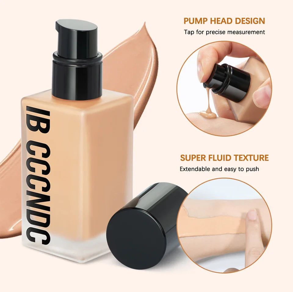 High Coverage Foundation Foundation Face Cream Cosmetic Foundations Makeup Waterproof Mist Korean Makeup Base Make Up Cc Bb Full Lootquake LLC