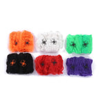 Halloween Decoration Party Accessories Decorations for Events Scream Festa Spider Web Black Outdoor Props Haunted House Spider Lootquake LLC
