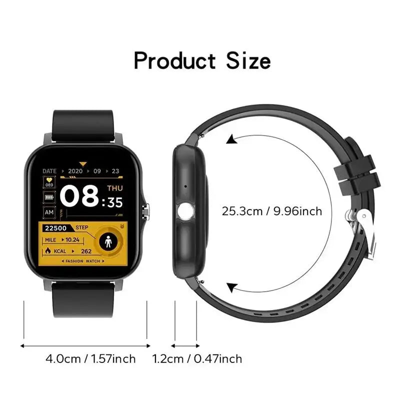 2024 Smart Watch Android Phone 1.44'' Inch Color Screen Bluetooth Call Blood Oxygen/Pressure Monitoring Smart Watch Women Men Lootquake LLC